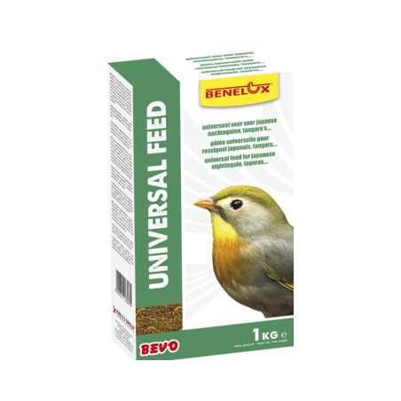 Patée sèche universelle aux insectes Bevo boite 1kg - Benelux à 8,35 € - Benelux - 1630046 - Benelux