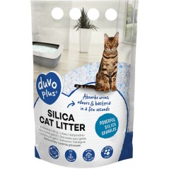 Litière Silica 5L - Duvo+ à 11,95 € - Duvo + - 989000 - Litière pour chat