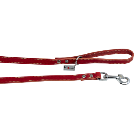 Cuir Gras Laisse Rouge-16mmx100cm - Jack and Vanilla à 33,45 € - Jack and Vanilla - 46/7829 - Cuir de luxe