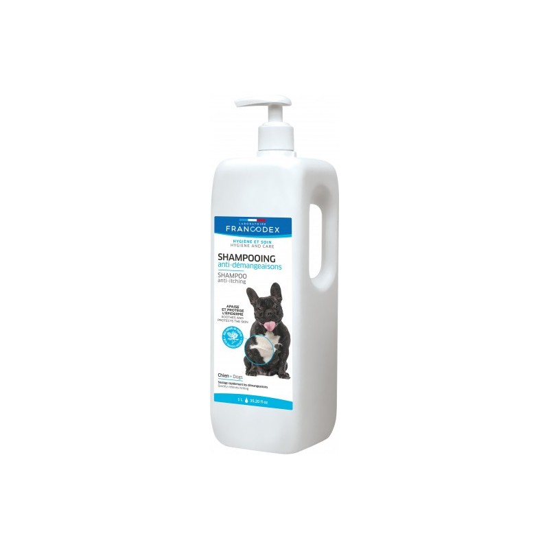 Shampooing Anti-Démangeaisons pour chiens 1L - Francodex