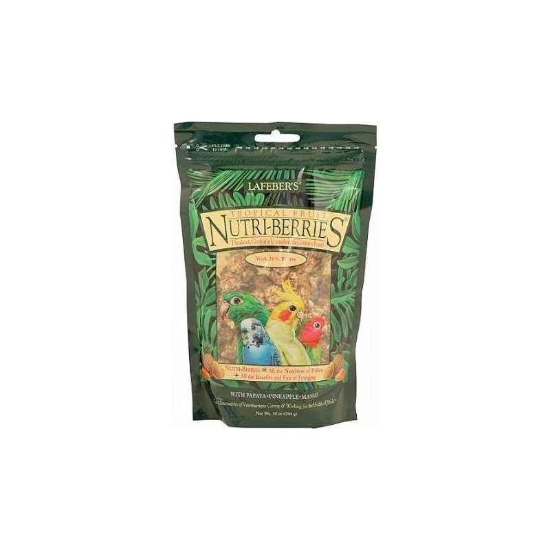 Nutri-Berries Tropical Fruit Cockatiel 284gr - Lafeber's