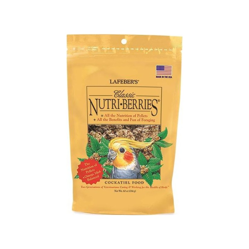 Nutri-Berries Classic Cockatiels 284gr - Lafeber's