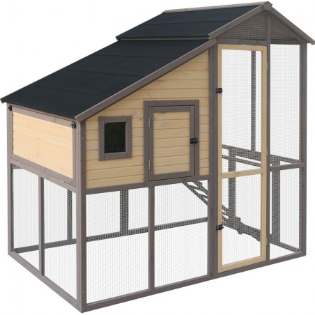 Poulailler FarmHouse Country 198x118x183cm - Woodland à 630,00 € - Duvo + - 603004 - Poulailliers