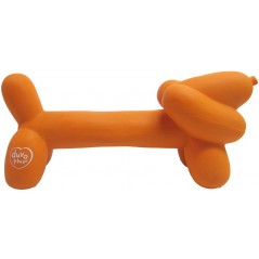 Ballon Dachshund Orange 18x5,5x8cm - Duvo+ à 8,95 € - Duvo + - 12920 - Jouets latex, vinyl & caoutchouc