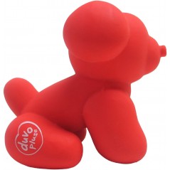 Ballon Pug Rouge 9,5x6x8,5cm - Duvo+ à 8,95 € - Duvo + - 12923 - Jouets latex, vinyl & caoutchouc