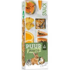 Puur Pauze Orange et Papaye 2pcs - Witte Molen à 2,85 € - Witte Molen - 654838 - Snacks aux épices, fruits & légumes