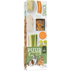 Puur Pauze Panais et Chou 2pcs - Witte Molen à 3,95 € - Witte Molen - 654836 - Snacks aux épices, fruits & légumes