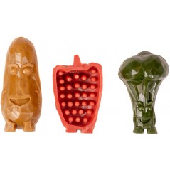 Garden Bites Veggie Friends 11cm-3pcs - Duvo+ à 8,45 € - Duvo + - 11650 - Semi humide