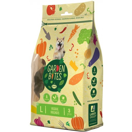 Garden Bites Veggie Friends 11cm-3pcs - Duvo+ à 8,45 € - Duvo + - 11650 - Semi humide