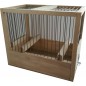 Cage de chant en bois 21x24x16cm