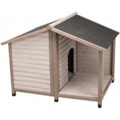 Niche Lodge Gris 130x100x105cm - Trixie à 279,00 € - Trixie - 39517 - Niches