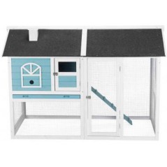 Clapier petits animaux avec cour extérieure 156x110x80cm - Trixie à 279,00 € - Trixie - 62328 - Cages d'extérieur