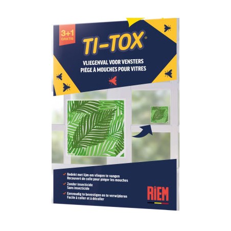 Stickers vitre Anti-Mouches Ti-Tox - Riem à 5,95 € - Riem - 62 - Riem