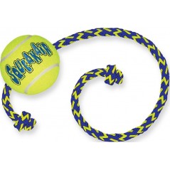 Kong Air Squeakair Tennis ball + corde jaune M - Kong 74012209 Kong 5,85 € Ornibird