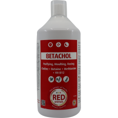 Betachol (couleur rouge avec B-vitamines, foie, plumage) 1L - Red Animals RP002 Red Animals 24,90 € Ornibird