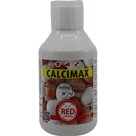 Calcimax 100ml - Calcium liquide - Red Animals à 8,90 € - Red Animals - 31148 - The Red Pigeon-Bird