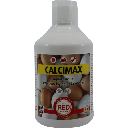 Calcimax 500ml - Calcium liquide - Red Animals à 15,90 € - Red Animals - 31147 - The Red Pigeon-Bird