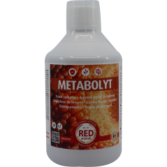 Metabolyt (levures vivantes) 500ml - Red Animals à 22,90 € - Red Animals - RP006 - Red Pigeon - Produits pour pigeons (et ois...