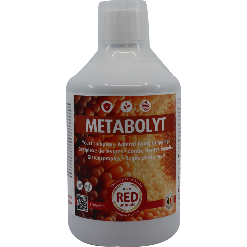 Metabolyt (levures vivantes) 500ml - Red Animals