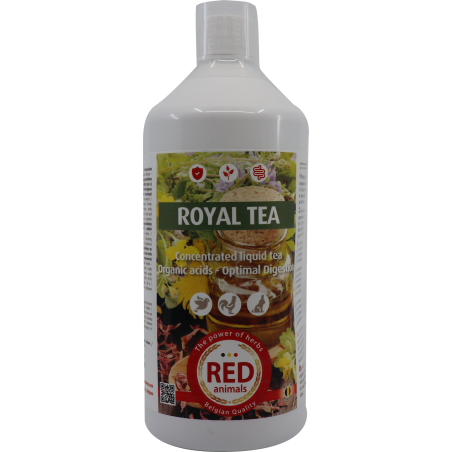 Royal Tea (thé liquide sur base des plantes, acides, huiles essentielles) 1L - Red Animals RP009 Red Animals 19,90 € Ornibird