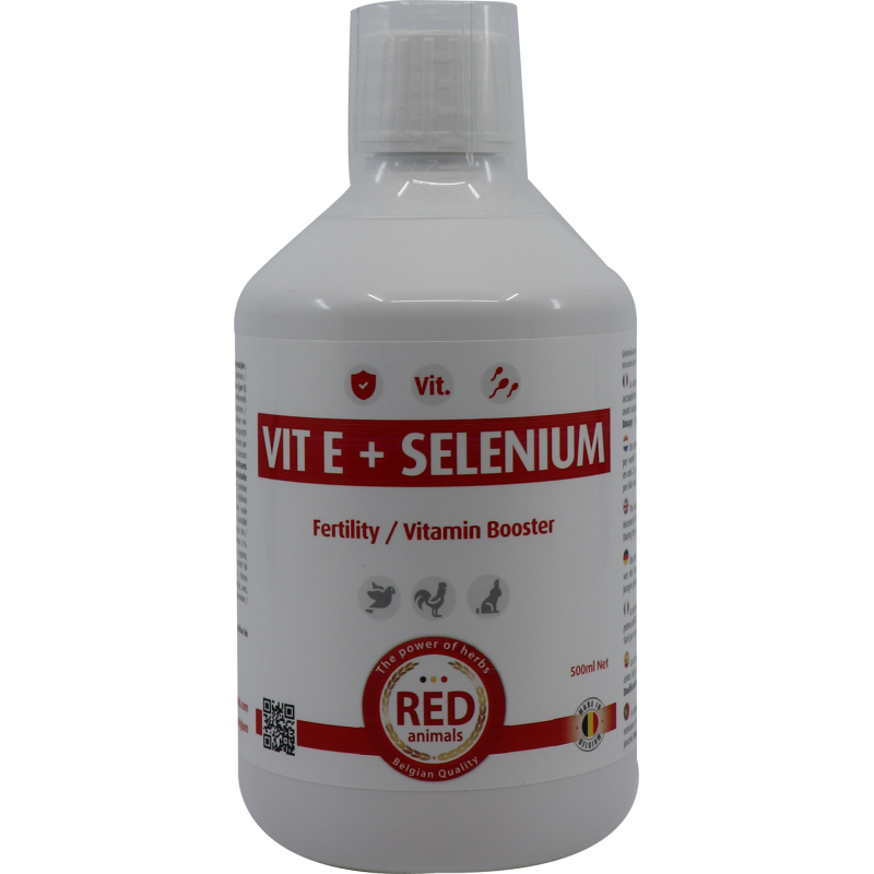 Vit E + Selenium 500ml - Red Animals