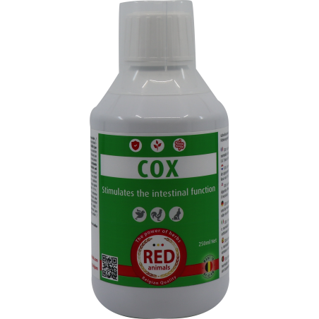 Cox (santé intestinale) 250ml - Red Animals RB002 Red Animals 14,90 € Ornibird