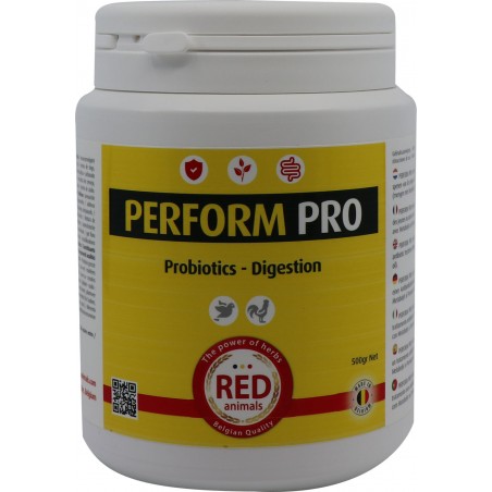 Perform Pro (argile verte, huiles essentielle, probiotiques) 500gr - Red Animals RA018.02 Red Animals 19,90 € Ornibird