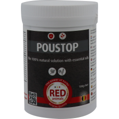 Pohstop poudre (poux rouges) 100gr - Red Animals RA019.01 Red Animals 8,50 € Ornibird