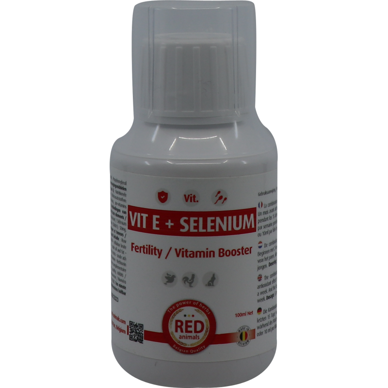 Vit E + Selenium 100ml - Red Animals