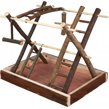 Plateau de jeu en bois naturel 35x27x30cm - Trixie 5663 Trixie 15,95 € Ornibird