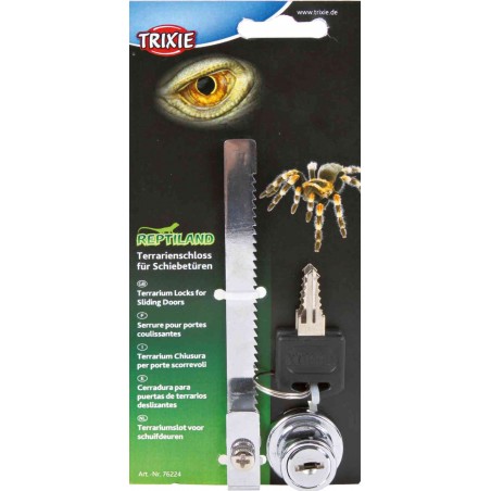 Serrure pour porte glissante de terrarium - Trixie à 6,00 € - Trixie - 76224 - Accessoires