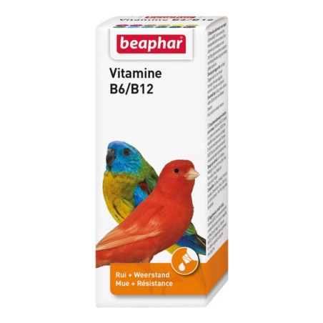 Vitamine B6/B12 50ml - Beaphar à 9,85 € - Beaphar - 11415 - Vitamines et Compléments