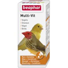 Multi-Vit pour oiseaux 20ml - Beaphar à 7,95 € - Beaphar - 16101 - Vitamines et Compléments