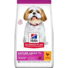 Science Plan aliment pour Chien Adulte Mature 7+ Small & Mini au Poulet 3kg - Hill's à 33,49 € - Hill's - 604343 - Hill's