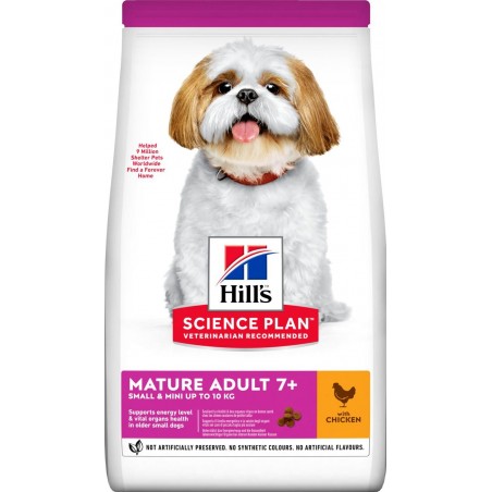 Science Plan aliment pour Chien Adulte Mature 7+ Small & Mini au Poulet 3kg - Hill's 604343 Hill's 31,75 € Ornibird