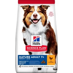 Science Plan aliment pour Chien Adulte Mature 7+ Medium au Poulet 12kg - Hill's à 75,75 € - Hill's - 604286 - Hill's