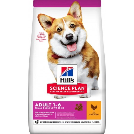 Science Plan aliment pour Chien Adulte Small & Mini au Poulet 3kg - Hill's 604344 Hill's 29,95 € Ornibird