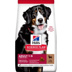 Science Plan aliment pour Chien Adulte de Grande Race à l'Agneau et au Riz 12kg - Hill's à 75,75 € - Hill's - 604310 - Hill's