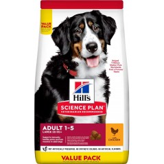 Science Plan aliment pour Chien Adulte de Grande Race au Poulet 2,5kg - Hill's à 24,75 € - Hill's - 604306 - Hill's