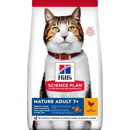 Science Plan aliment pour Chat Adulte Mature Poulet 1,5kg - Hill's