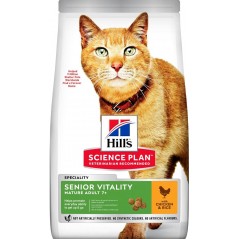 Science Plan aliment pour Chat Mature Senior Vitality au Poulet & Riz 1,5kg - Hill's 605263 Hill's 29,50 € Ornibird