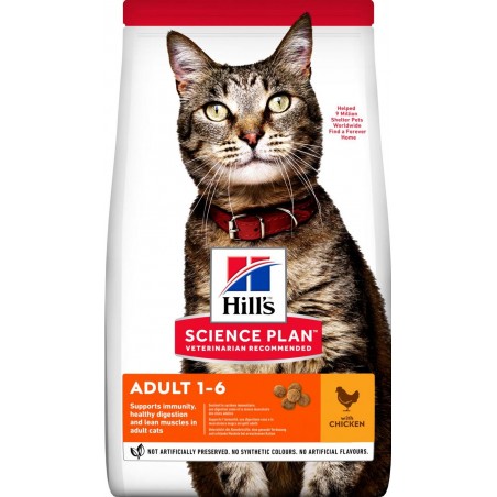 Science Plan aliment pour Chat Adulte Poulet 7kg - Hill's à 70,50 € - Hill's - 604060 - Hill's