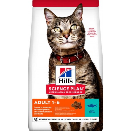 Science Plan aliment pour Chat Adulte au Thon 3kg - Hill's à 38,95 € - Hill's - 604075 - Hill's