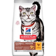 Science Plan aliment pour Chat Adulte Hairball Indoor Poulet 1,5kg - Hill's à 28,75 € - Hill's - 604139 - Hill's