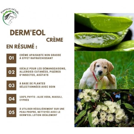 Derm'eol Crème pour pour les démangeaisons 100ml - Essence of Life (chien, chat, rongeur)