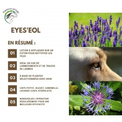 Eyes'eol Lotion douce pour les yeux 100% hydrolats 100ml - Essence of Life (chien, chat, rongeur) à 11,90 € - Essence Of Life...