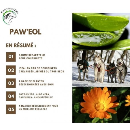 Paw'eol Crème pour les coussinets 100ml - Essence of Life (chien, chat, rongeur)