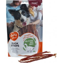 Strips de canard 80gr +/-25st - Duvo+ à 4,25 € - Duvo + - 11952 - Snacks à la viande