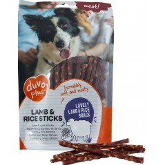 Strips d'agneau et de riz 80gr +/-20st - Duvo+ à 4,25 € - Duvo + - 11953 - Snacks à la viande