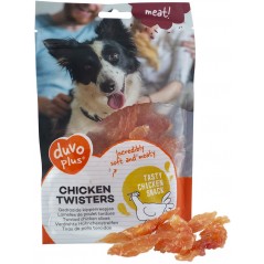 Twisters de poulet 80gr +/-12st - Duvo+ à 5,45 € - Duvo + - 11954 - Snacks à la viande